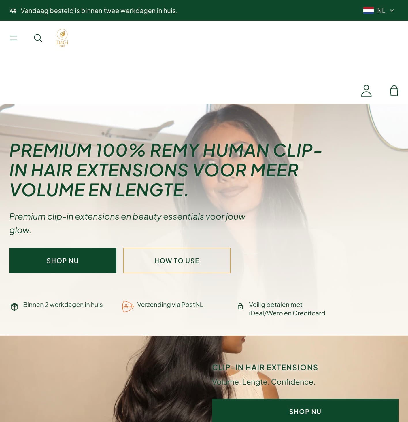 DaGi Hair storefront